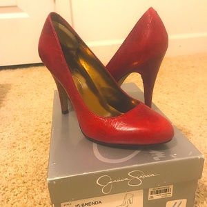 Cherry Red Jessica Simpson Pumps